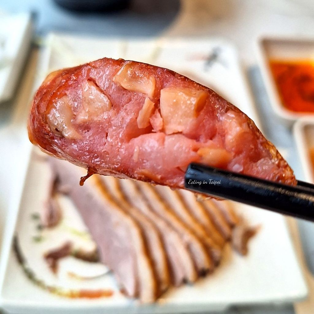 A Cheng Goose sausage with king trumpet mushroom 2