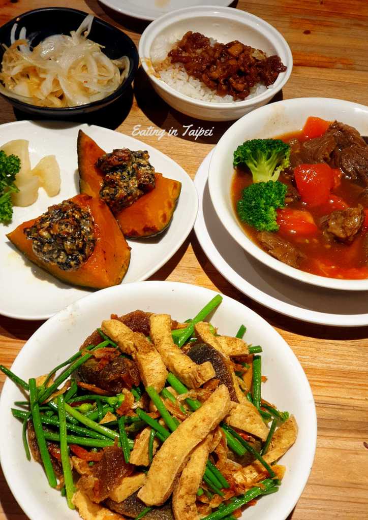 A spread of what we had on the table.